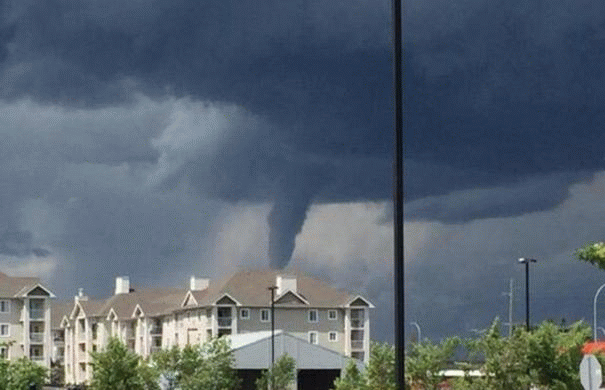 Environment Canada Confirms Tornado hits Southwest of Calgary