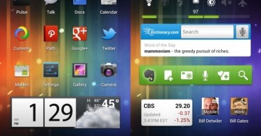 Add android widgets to home screen
