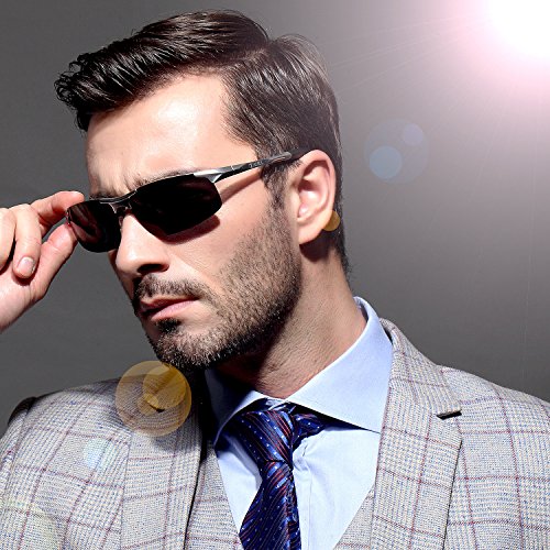 Duco Men’s Sports Style Polarized Sunglasses