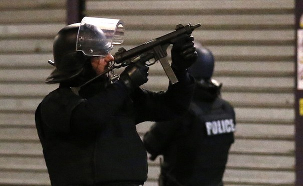 French Police raid north Paris suburb