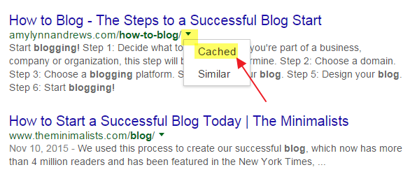 How to Open Blocked Websites Google Cache