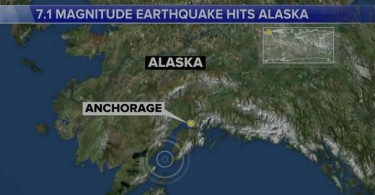 Magnitude 7.1 Alaska earthquake reported