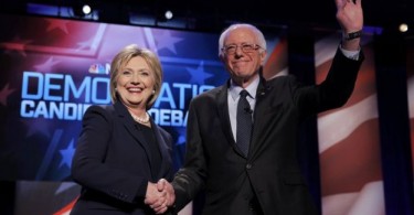 Clinton and Sanders Clash in the First One-on-one Debate