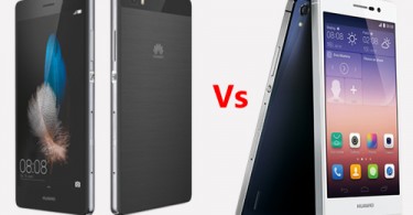 Huawei Ascend P7 vs Huawei P8 Lite Image
