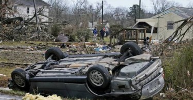 Powerful Tornadoes struck US East Coast