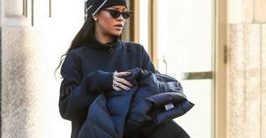 Rihanna flaunts her Maxi Dress collection