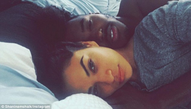 Shanina Shaik and DJ Ruckus seen in an intimate selfie