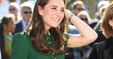 Kate Middleton shines in green Dolce & Gabbana dress