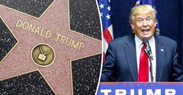 Donald Trump’s Hollywood star vandalism