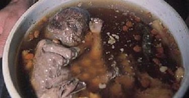 Human baby soup