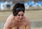 Lisa Appleton Nearly Suffers Wardrobe Malfunction