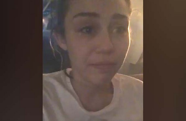 Miley Cyrus posts tearful speech