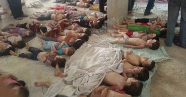 Children dead bodies