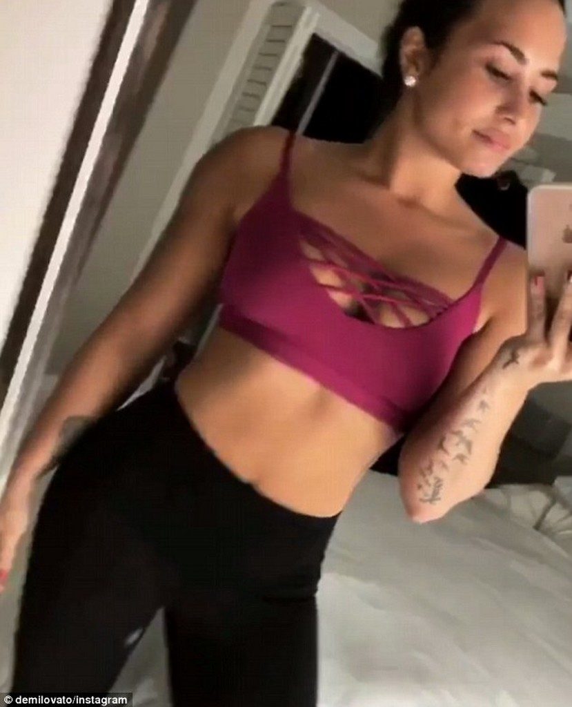 Demi Lovato Mirror Selfie Instagram 