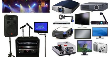 Audio visual Equipment Rentals