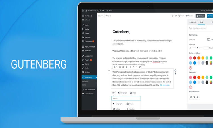 WordPress Gutenberg