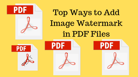 Add Image Watermark to PDF file