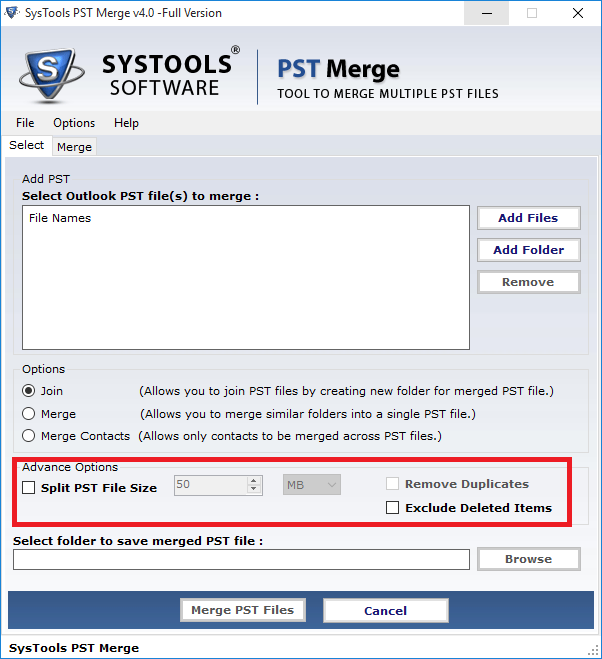 Merge and Split PST File
