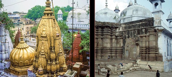 Gyanvapi mosque, kashi vishwanath temple corridor