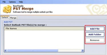 Quickly combine PST files with Merge Outlook PST Tool