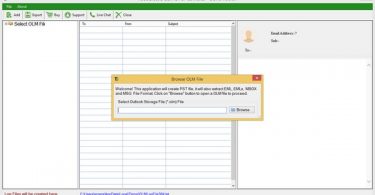 ToolsGround OLM to PST Converter Software on Windows