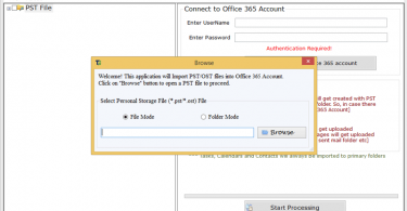 Outlook PST to Office 365