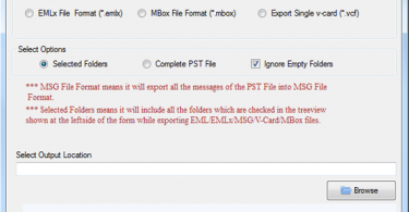Outlook PST to MSG converter