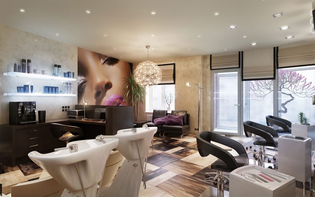 salon interior designs