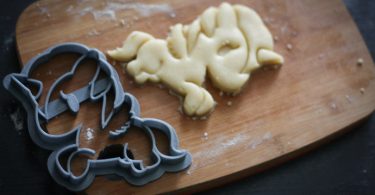 How to make a chocolate chips cookie using animal cutter at home?