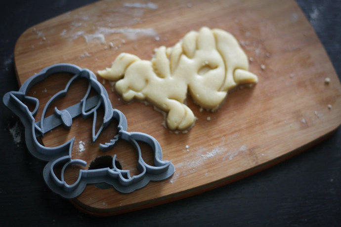 How to make a chocolate chips cookie using animal cutter at home?