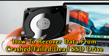 how to recover data from a failed SSD drive