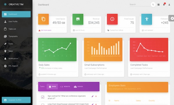 Material Dashboard React