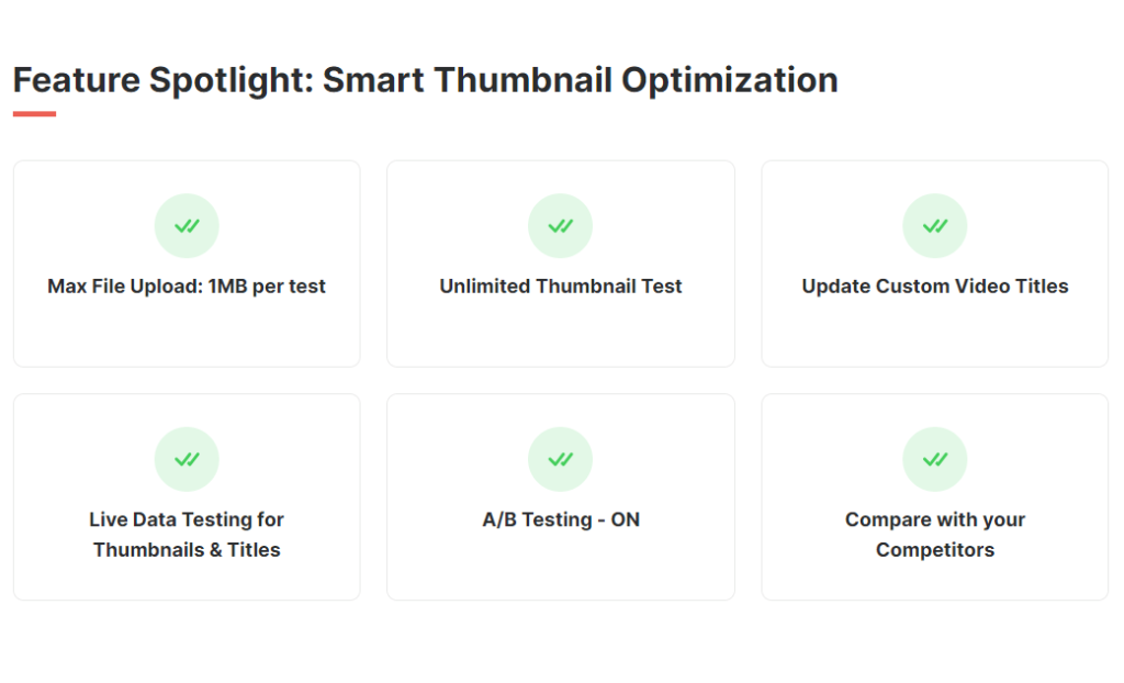 features of thumbnail 