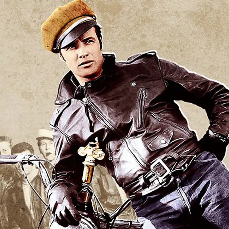 Marlon Brando leather jacket_