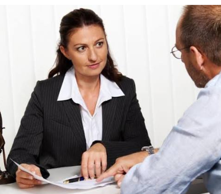 Australian lawyer explaining legal rights to client