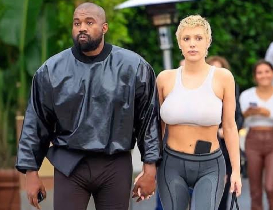 Kanye West and Bianca Censori at California Adventure