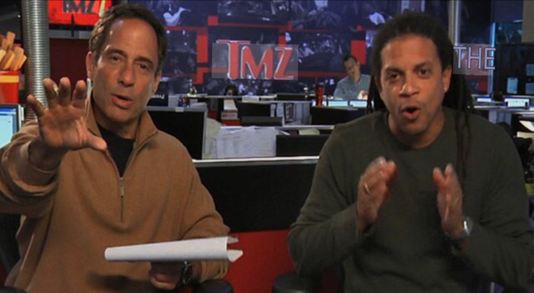 TMZ entertainment news reporting team