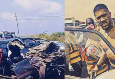 anthony joshua car crash nigeria