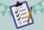 Checklist showing the seven stages of event planning