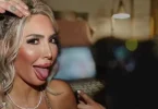 Farrah Abraham posing for an Instagram post