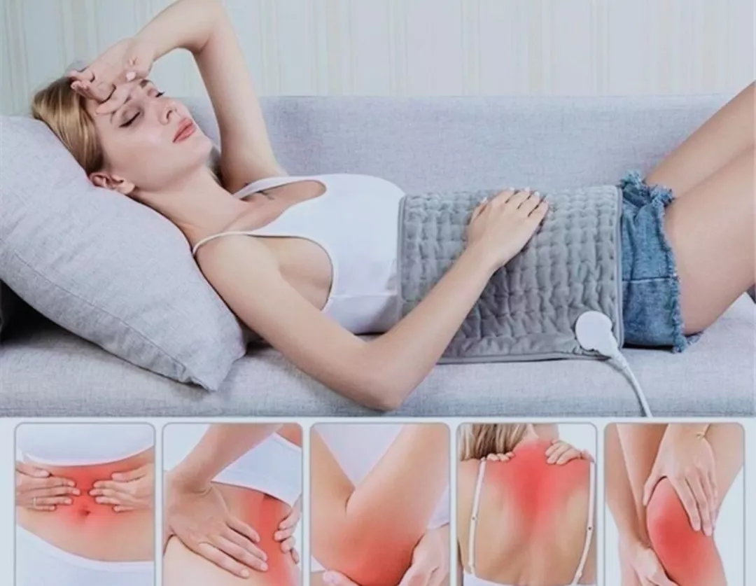 Heating pads improve blood flow and muscle relaxation