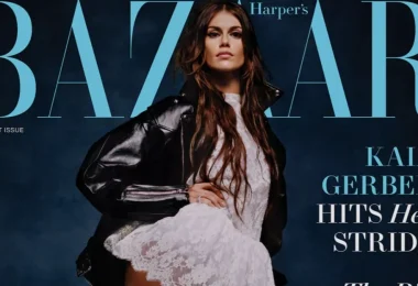 Kaia Gerber Harper’s BAZAAR USA February cover