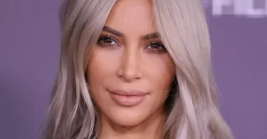 Kim Kardashian blonde hair transformation