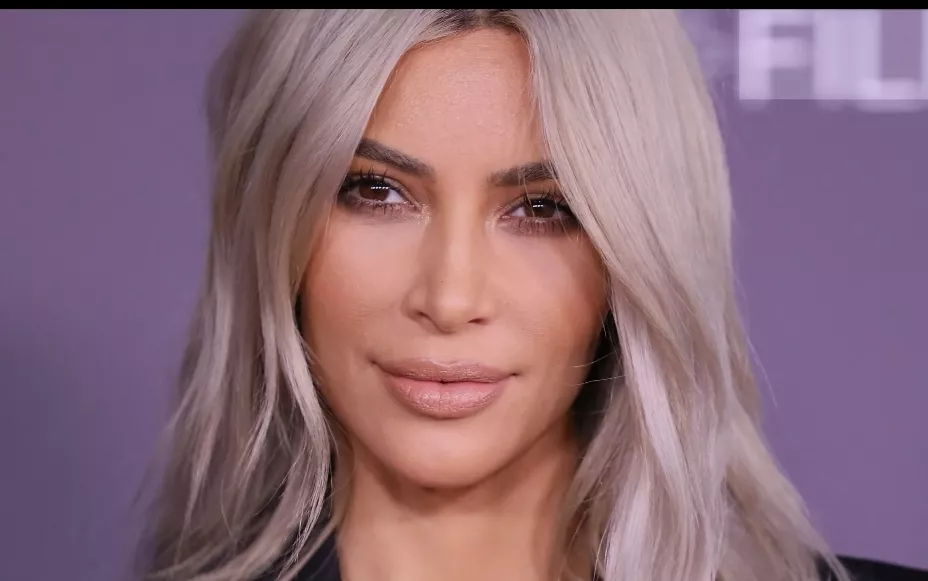 Kim Kardashian blonde hair transformation
