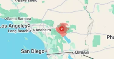California 4.9 earthquake near Indio Hills