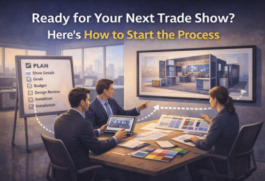 Custom trade show booth design planning