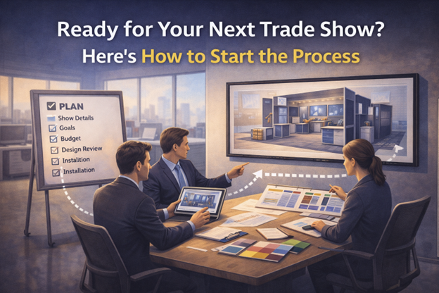 Custom trade show booth design planning