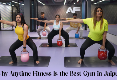 Anytime Fitness gym floor in Jaipur