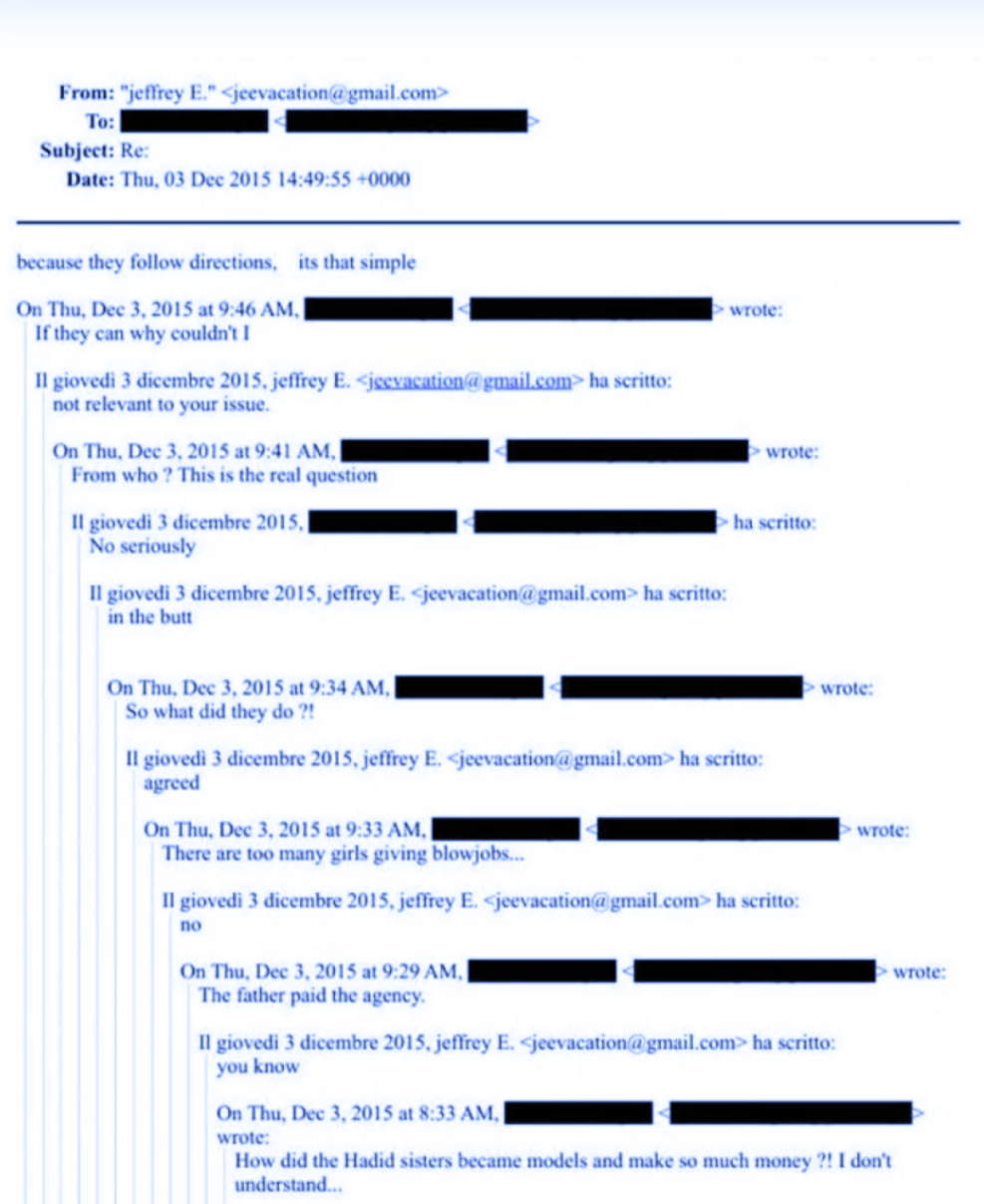 Epstein files DOJ document release