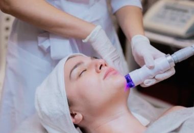 clinical laser aesthetic treatment procedure